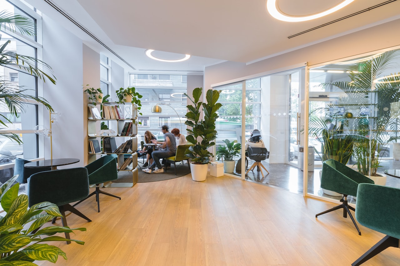 Renovated clinic interior, Outremont